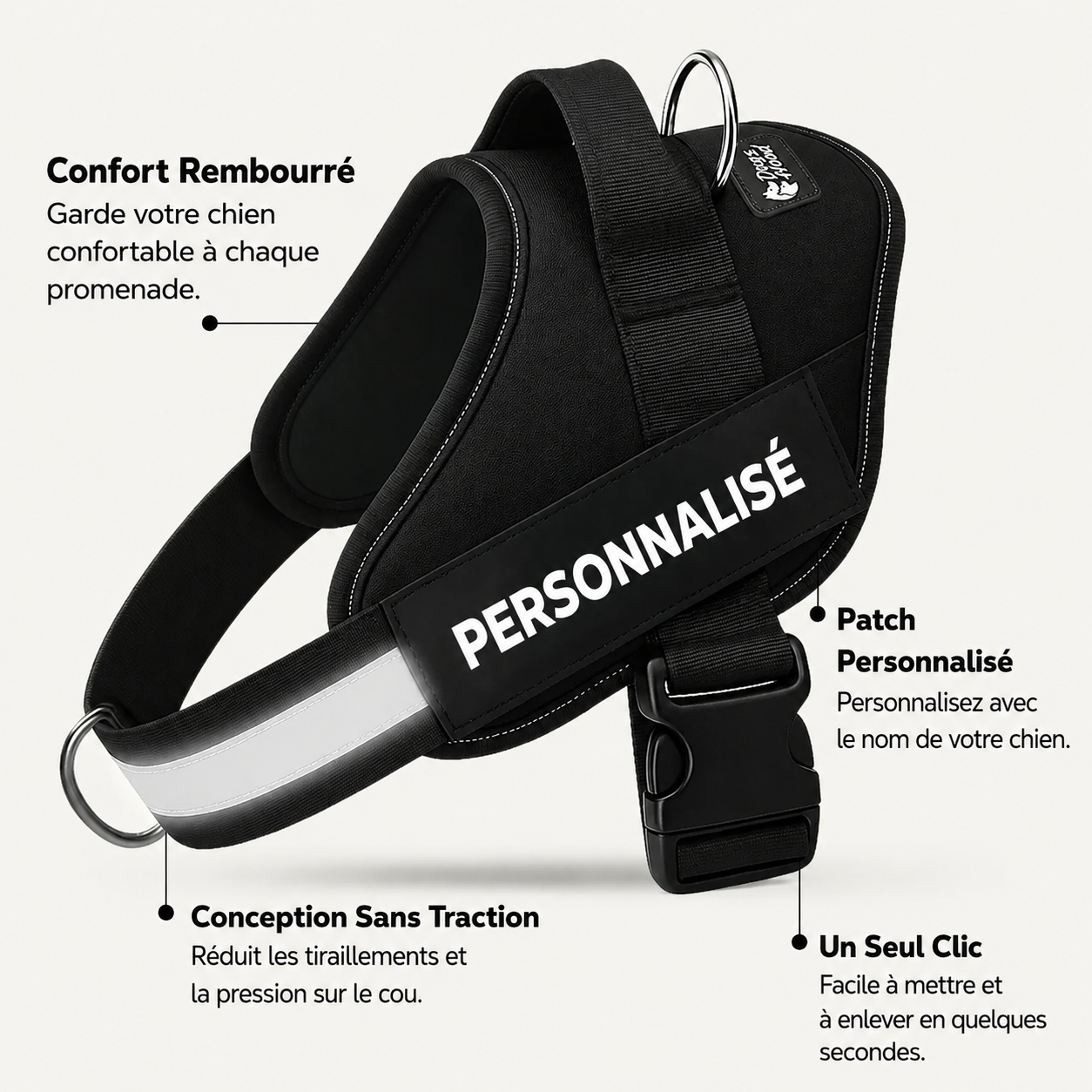 Harnais Pour Chien Personnalisé