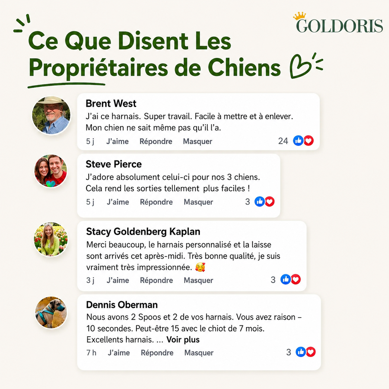 Harnais Pour Chien Personnalisé