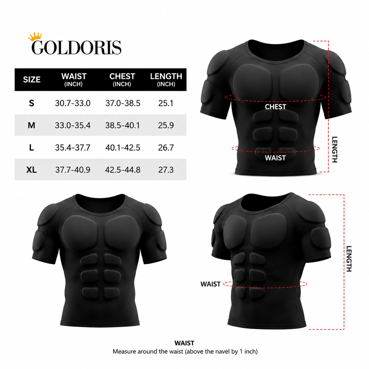 Muscle Boost Tee | Instantly Look Stronger, More Athletic & More Confident