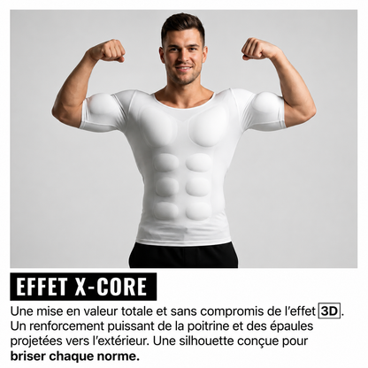 Muscle Boost T-shirt | Paraissez instantanément plus musclé, plus athlétique et plus confiant