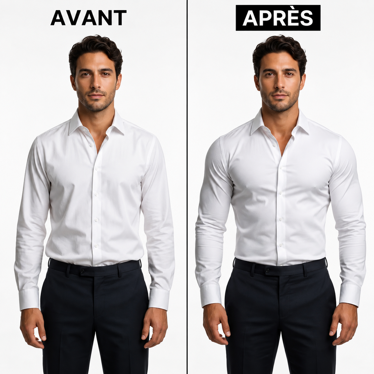 Muscle Boost T-shirt | Paraissez instantanément plus musclé, plus athlétique et plus confiant