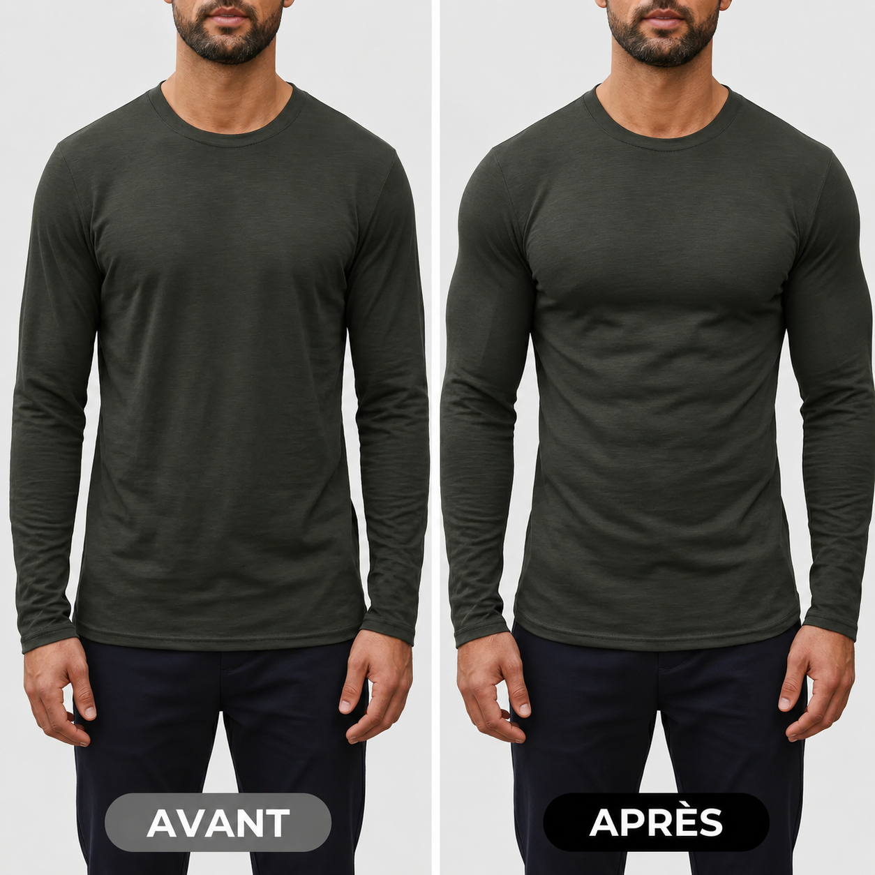 Muscle Boost T-shirt | Paraissez instantanément plus musclé, plus athlétique et plus confiant