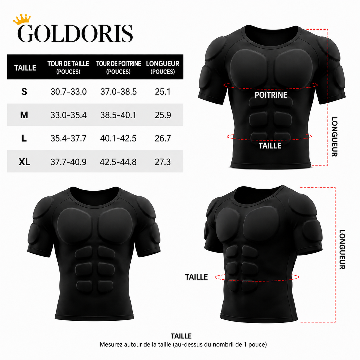 Muscle Boost T-shirt | Paraissez instantanément plus musclé, plus athlétique et plus confiant