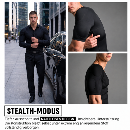 Muscle Boost T-Shirt | Sehen Sie sofort stärker, athletischer und selbstbewusster aus
