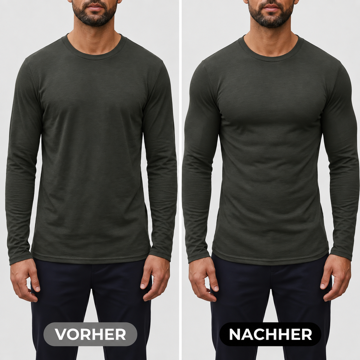 Muscle Boost T-Shirt | Sehen Sie sofort stärker, athletischer und selbstbewusster aus