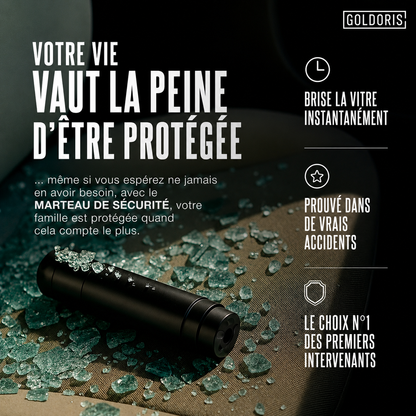 Marteau de sécurité | Outil d'évacuation d'urgence pour voiture