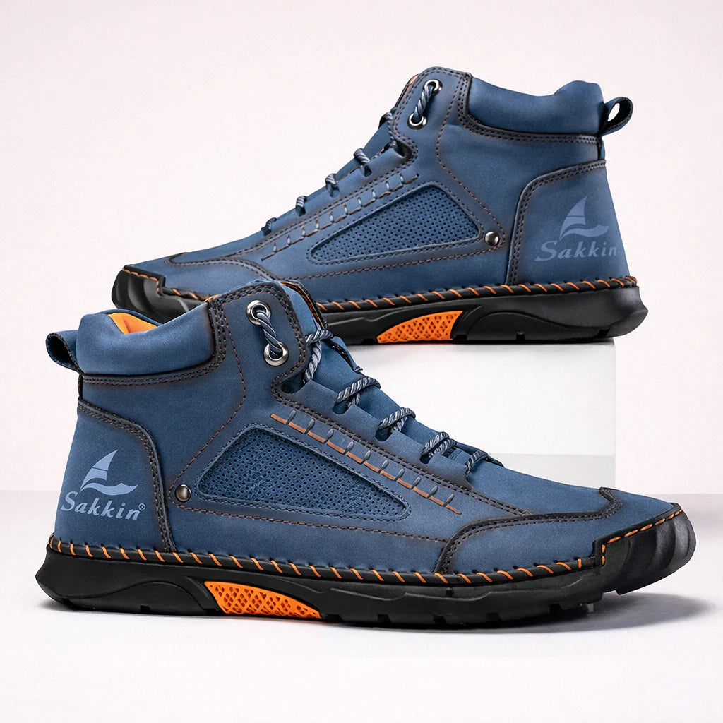 Bottes Confortables En Cuir Pour Hommes