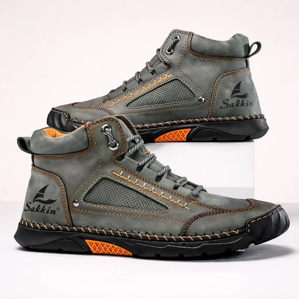 Bottes Confortables En Cuir Pour Hommes