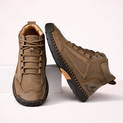 Bottes Confortables En Cuir Pour Hommes