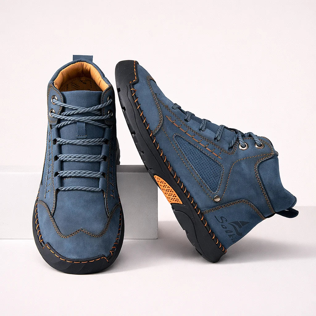 Bottes Confortables En Cuir Pour Hommes