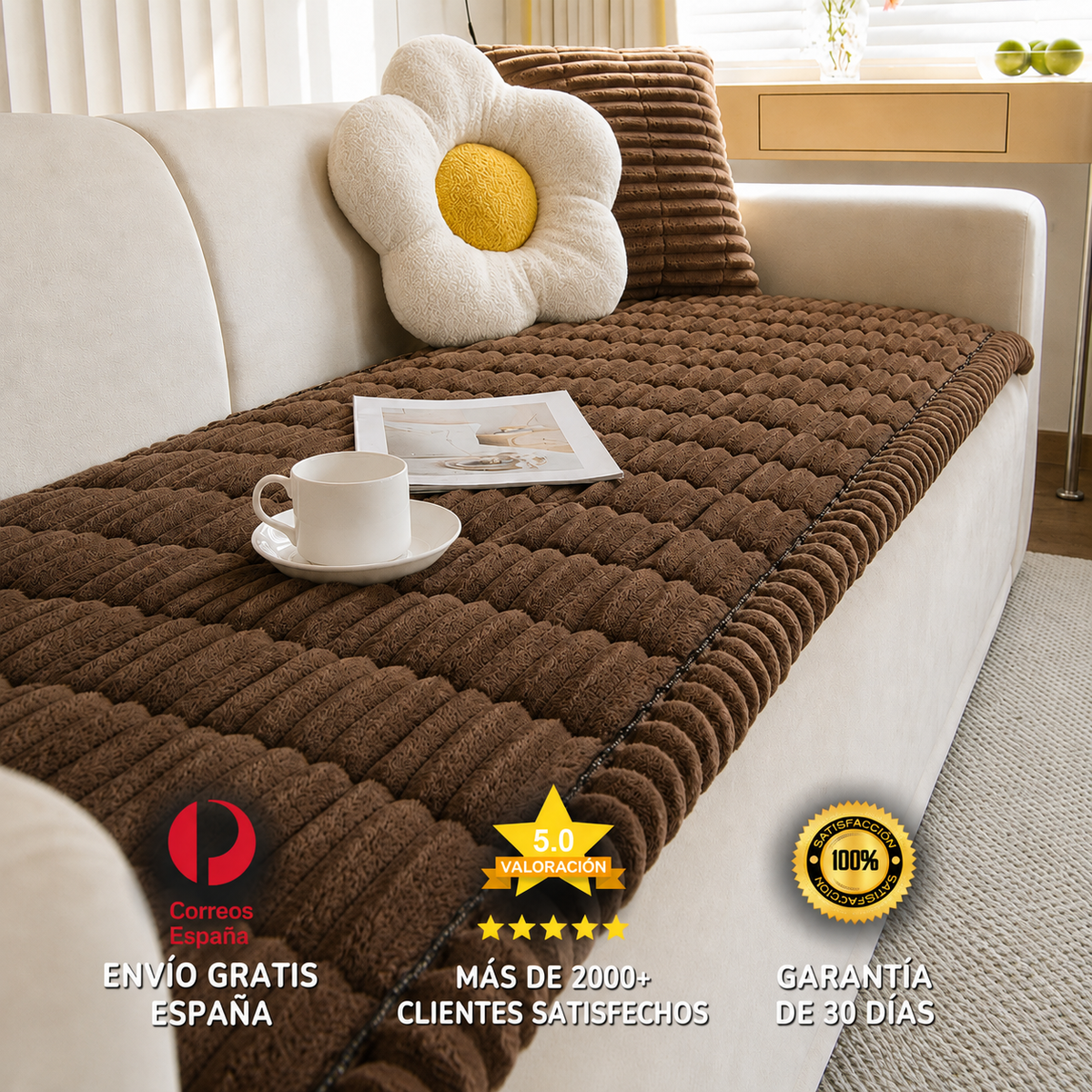 Goldoris™ – Funda de Sofá Acolchada y Acogedora