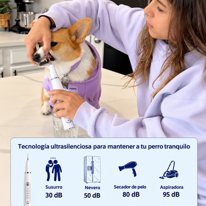 Kit Goldoris - Eliminador Ultrasónico Silencioso De Placa Y Sarro Para Perros