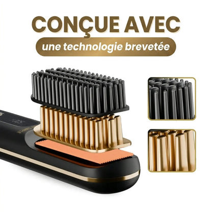 La PREMIÈRE brosse coiffante intelligente pour cheveux courts
