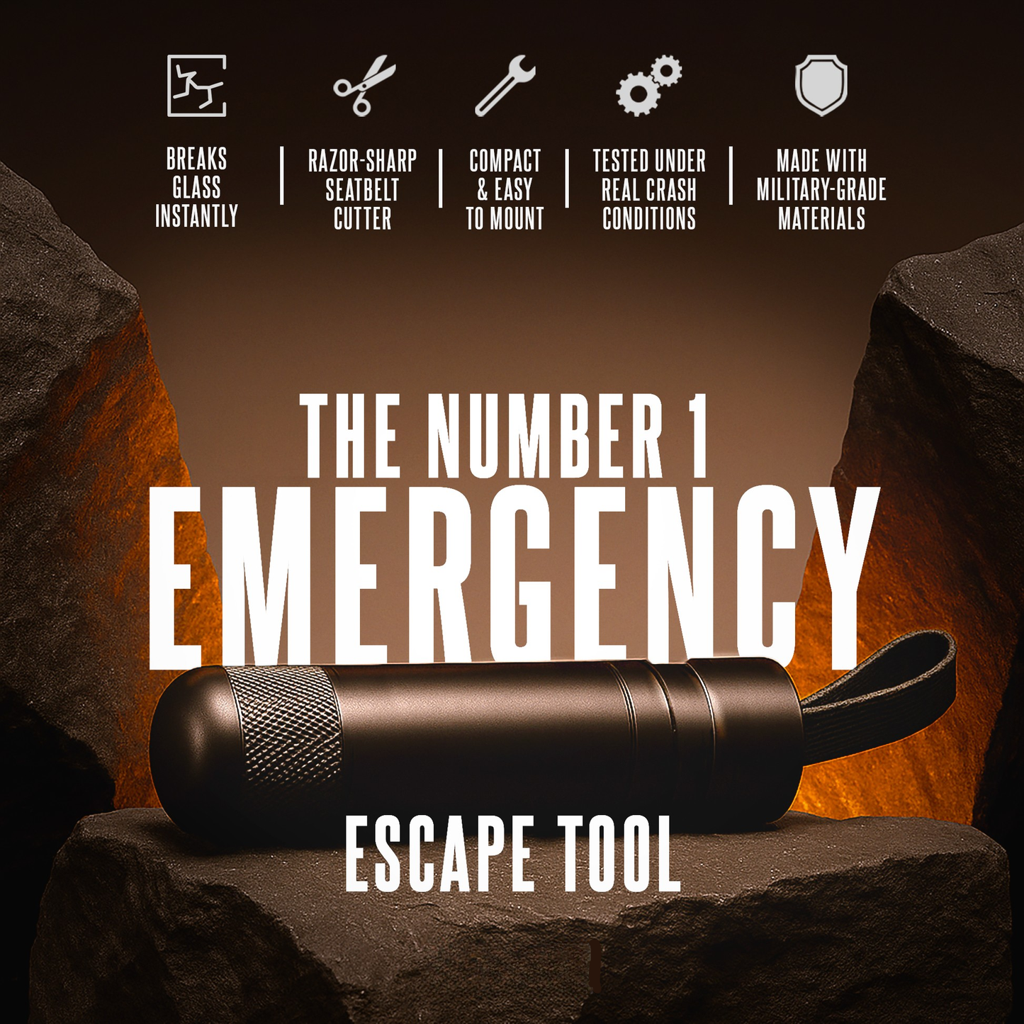Safety Hammer | Emergency Car Escape Tool