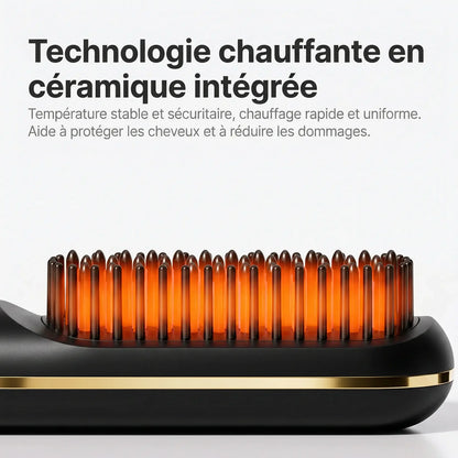 La PREMIÈRE brosse coiffante intelligente pour cheveux courts