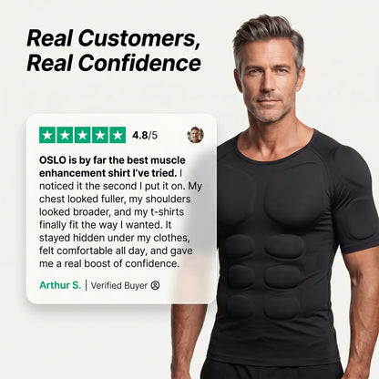 Muscle Boost Tee | Instantly Look Stronger, More Athletic & More Confident