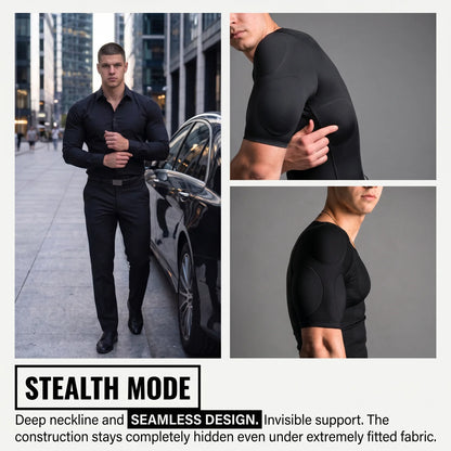 Muscle Boost Tee | Instantly Look Stronger, More Athletic & More Confident