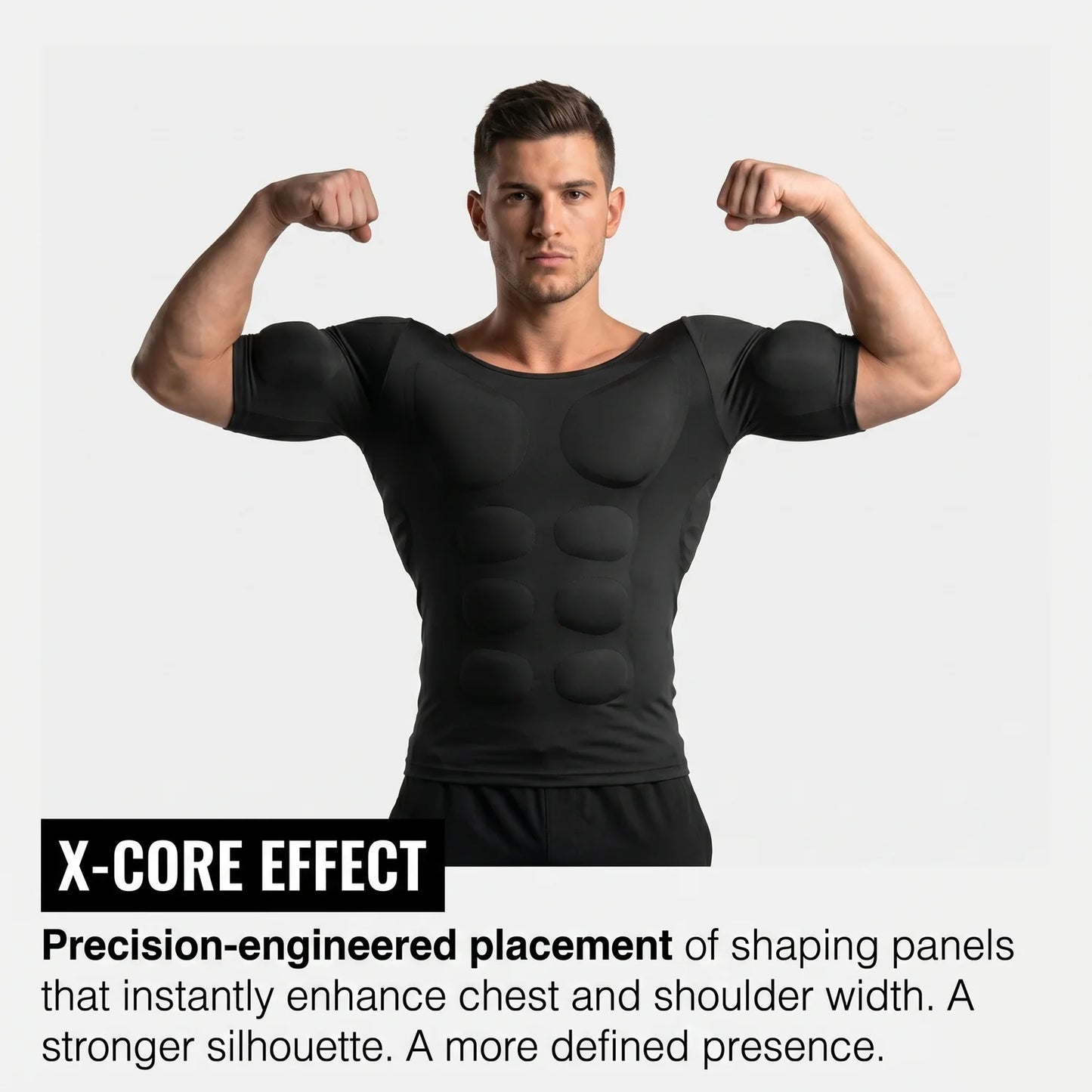 Muscle Boost Tee | Instantly Look Stronger, More Athletic & More Confident