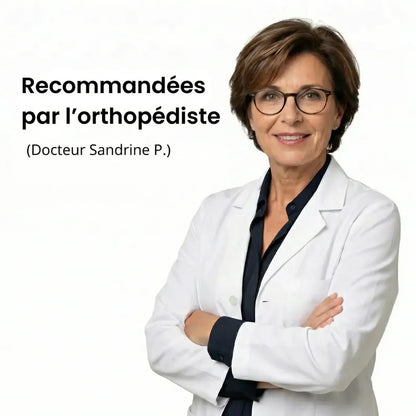 Tressia - Sandales en cuir à confort orthopédique femme